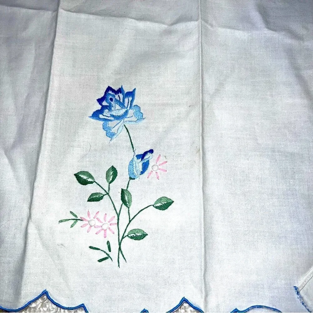 Vintage hand embroidered hankie